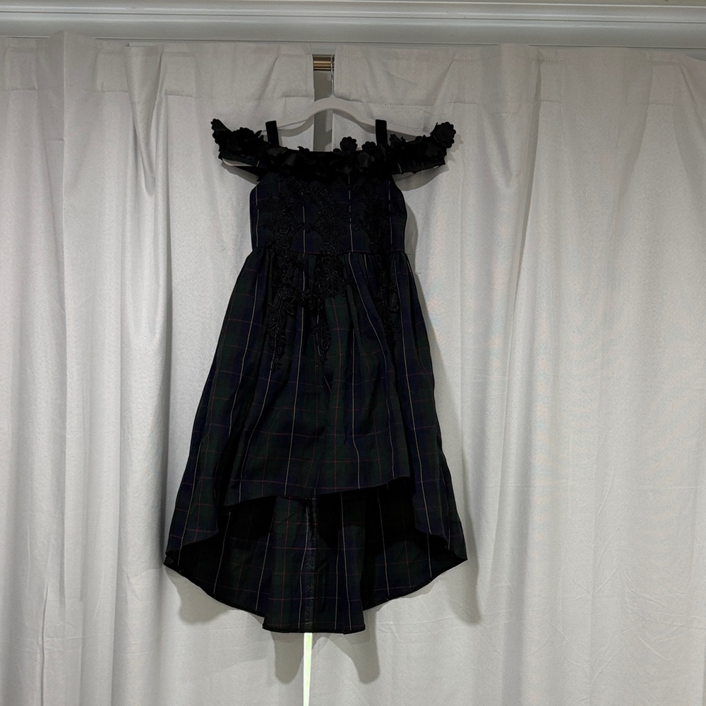 Trish Scully Elegant Plaid  Kids Dress